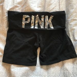 VS Pink yoga shorts